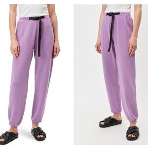 JOHN ELLIOTT Belted Vintage Fleece Sweatpants in Planet Size M